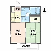 ヴェルアベニュー 102 ｜ 福島県郡山市安積町南長久保１丁目128（賃貸アパート2K・1階・30.00㎡） その2