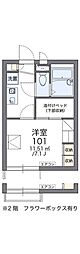 レオパレスセルーナ 1Kの間取図画像