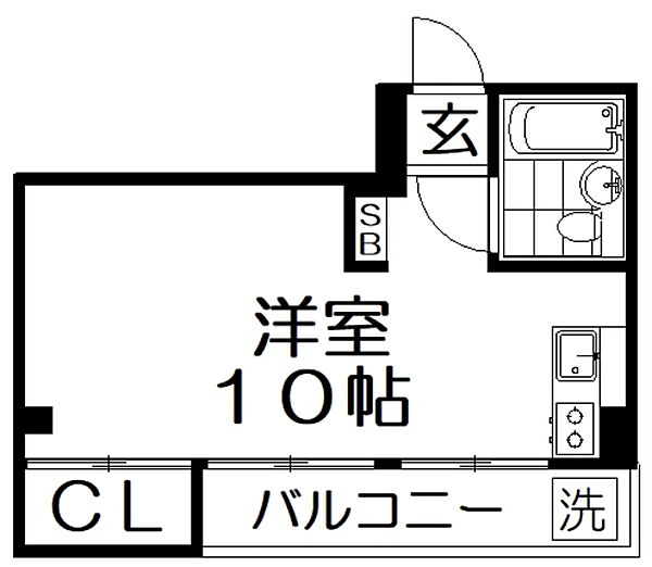 メゾン堀溝 ｜大阪府寝屋川市堀溝北町(賃貸マンション1R・2階・20.00㎡)の写真 その2