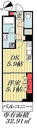 Grand Village 1DKの間取図画像