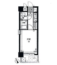 エステート・モア箱崎2 1Kの間取図画像
