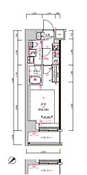 スプレスター大森山王 1Kの間取図画像