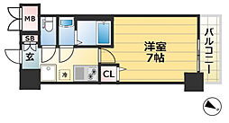CREST TAPP 神戸湊町 NOIR 2階1Kの間取り