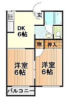 静岡県富士宮市大岩830-1（賃貸アパート2DK・2階・35.30㎡） その2
