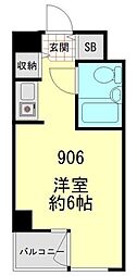 ホーユウコンフォルト蒲田 ワンルームの間取図画像