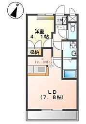 Grace2 1LDKの間取図画像
