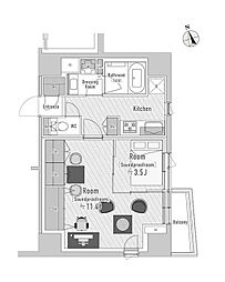 TRACK向ヶ丘遊園 2Kの間取図画像