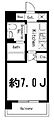 ドゥーエ西大島213階11.7万円