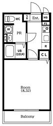 SHOKENレジデンス板橋区役所前 1Kの間取図画像