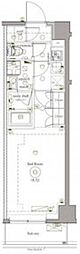 dips野方 1Kの間取図画像