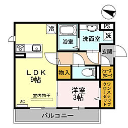 バークレー石津 3階/-