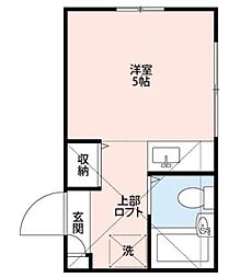 マイプラン高円寺A ワンルームの間取図画像