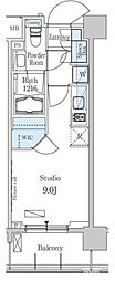 パークアクシス東高円寺 ワンルームの間取図画像