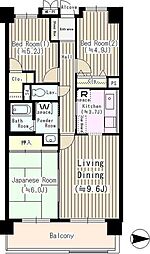 ウイングプラザ 3LDKの間取図画像