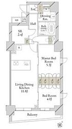 間取図画像 2SLDK