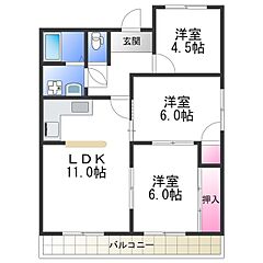 物件の間取り