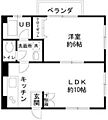 月岡マンション4階7.5万円