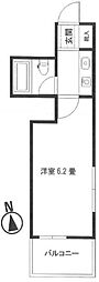 クリオ飯能弐番館 ワンルームの間取図画像