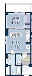 Maison Futaba 1LDKの間取図画像