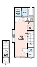プレミオT-見沼 ワンルームの間取図画像