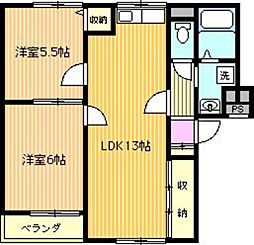 コンフォール千代田B 2階