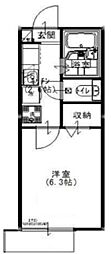 パナソフィア 1Kの間取図画像