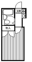 レオパレス船橋 ワンルームの間取図画像