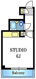 ビッグストーン池袋 ワンルームの間取図画像