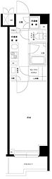 ルーブル中野本町 1Kの間取図画像
