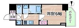 S-RESIDENCEMIYAKOJIMALux 1Kの間取図画像