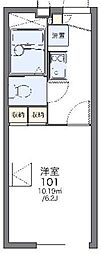 レオパレスコモ 1Kの間取図画像