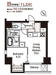 Weave Base -Asukayama Park 飛鳥山公園 2階1LDKの間取り