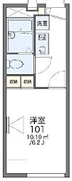 レオパレス玉川学園 1Kの間取図画像