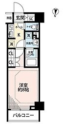 プレール・ドゥーク両国2 1Kの間取図画像