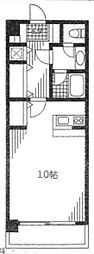 COMFORTTERRACE ワンルームの間取図画像