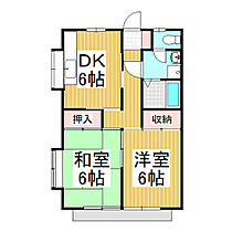 光コーポ  ｜ 長野県千曲市大字新田（賃貸アパート2DK・1階・44.70㎡） その2