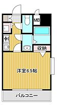 ロマネスク下到津  ｜ 福岡県北九州市小倉北区下到津１丁目7-19（賃貸マンション1K・5階・21.48㎡） その2