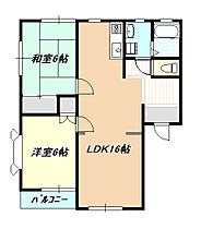 岡山県玉野市槌ケ原（賃貸アパート2LDK・2階・60.45㎡） その2