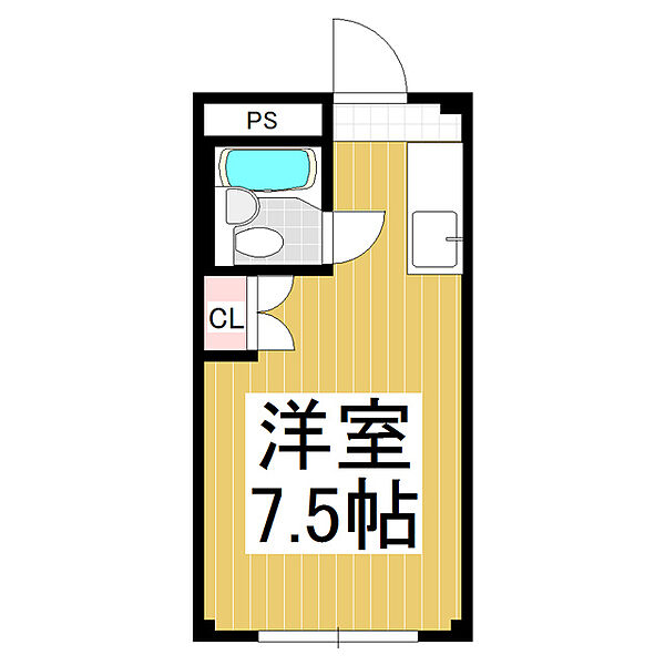 ロイヤルメゾン三浦 305｜長野県松本市女鳥羽3丁目(賃貸マンション1R・3階・19.80㎡)の写真 その2