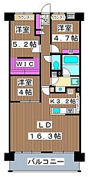 コンフォリア高島平2号館 3LDKの間取図画像