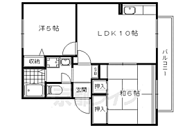 京都府京都市山科区竹鼻立原町（賃貸アパート2LDK・2階・50.00㎡） その2