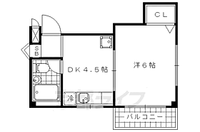 京都府京都市山科区西野大手先町（賃貸マンション1DK・3階・21.64㎡） その2