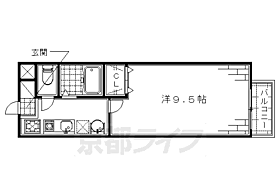 ジャム・アンクル 202 ｜ 京都府京都市伏見区深草西浦町8丁目（賃貸アパート1K・2階・27.00㎡） その2