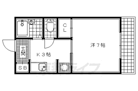 アテッサ京都　Ｂ B217 ｜ 京都府宇治市木幡内畑（賃貸アパート1K・2階・21.18㎡） その2