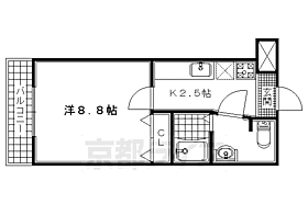 ルーミネス芦谷二番館 205 ｜ 京都府城陽市平川茶屋裏（賃貸マンション1K・2階・26.71㎡） その2