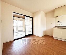 京都地下鉄東西線 椥辻駅 徒歩9分の賃貸アパート 1階2DKのリビング/ダイニング