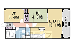 京都府京都市山科区東野片下リ町（賃貸マンション2LDK・4階・54.27㎡） その2