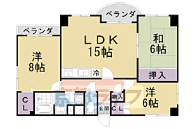 京都府京都市山科区大宅辻脇町（賃貸マンション3LDK・3階・75.15㎡） その2