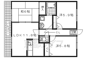 京都府木津川市梅美台1丁目（賃貸マンション3LDK・2階・66.00㎡） その2