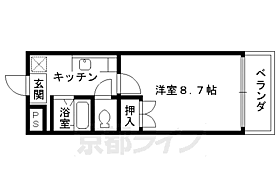 クローバー36 108 ｜ 京都府京都市伏見区向島津田町（賃貸マンション1K・1階・26.84㎡） その2